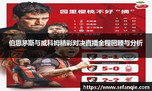 伯恩茅斯与威科姆精彩对决直播全程回顾与分析